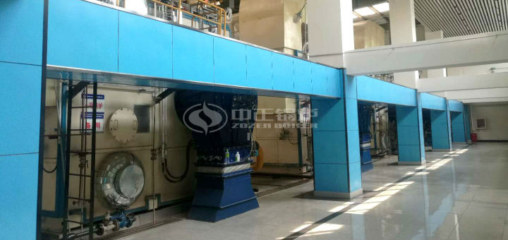 保定達億紙業20噸冷凝式燃氣蒸汽鍋爐項目
